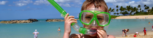 Hawaii Snorkelling Kids